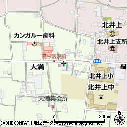 北井上郵便局 ＡＴＭ周辺の地図