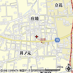 徳島県阿波市吉野町西条庄境36周辺の地図
