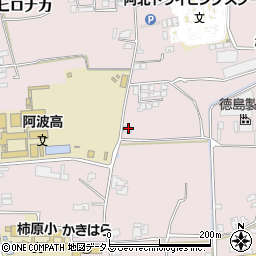 徳島県阿波市吉野町柿原植松174周辺の地図