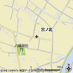 徳島県徳島市国府町東黒田宮ノ北61周辺の地図