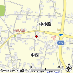 徳島県阿波市吉野町西条中小路37周辺の地図