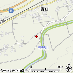 山口県岩国市玖珂町野口周辺の地図