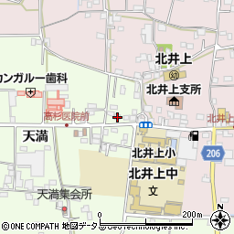 徳島県徳島市国府町芝原天満34周辺の地図