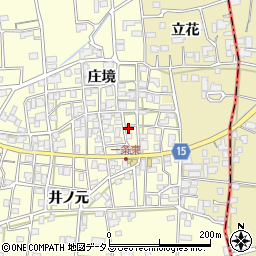 徳島県阿波市吉野町西条庄境52周辺の地図