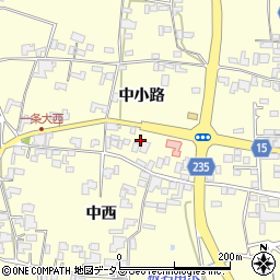 徳島県阿波市吉野町西条中小路41周辺の地図
