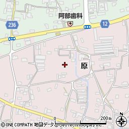 徳島県阿波市吉野町柿原原周辺の地図