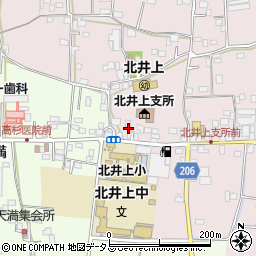 徳島市役所　市民文化部・市民協働課北井上コミュニティセンター周辺の地図