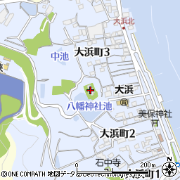 大浜八幡神社周辺の地図
