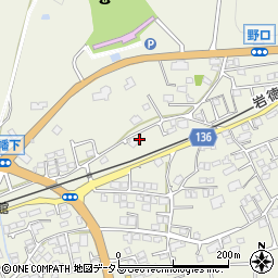 山口県岩国市玖珂町1028-6周辺の地図