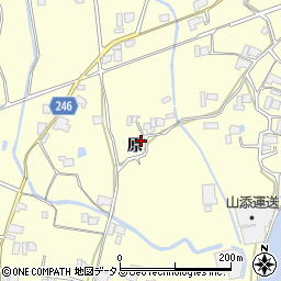 徳島県阿波市市場町大俣原周辺の地図