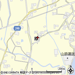 徳島県阿波市市場町大俣（原）周辺の地図