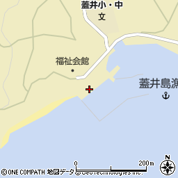 山口県下関市蓋井島74周辺の地図