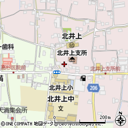 徳島県徳島市国府町西黒田南傍示267周辺の地図