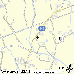 徳島県阿波市市場町大俣原58周辺の地図