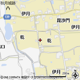 徳島県阿波市土成町秋月乾18周辺の地図