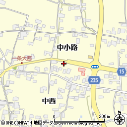 徳島県阿波市吉野町西条中小路40周辺の地図