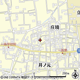 徳島県阿波市吉野町西条庄境166周辺の地図