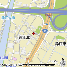 徳島県徳島市川内町鈴江北62-1周辺の地図