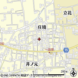 徳島県阿波市吉野町西条庄境周辺の地図