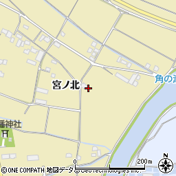 徳島県徳島市国府町東黒田宮ノ北40周辺の地図