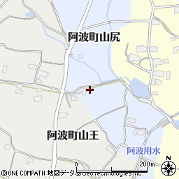 徳島県阿波市阿波町山尻54周辺の地図