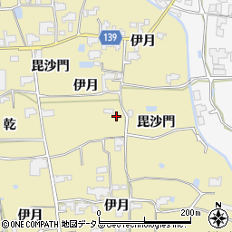 徳島県阿波市土成町秋月周辺の地図
