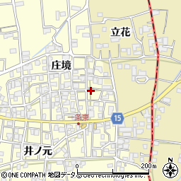 徳島県阿波市吉野町西条庄境102周辺の地図