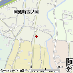 徳島県阿波市阿波町西ノ岡5周辺の地図