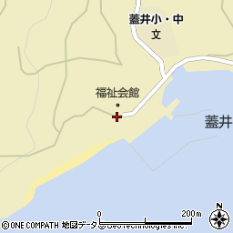 山口県下関市蓋井島65周辺の地図