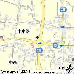 徳島県阿波市吉野町西条中小路18周辺の地図