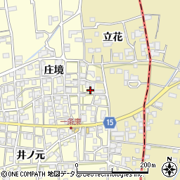 徳島県阿波市吉野町西条庄境105周辺の地図