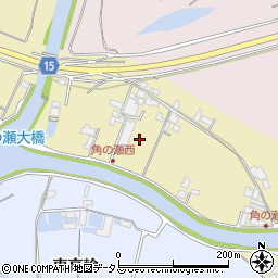 徳島県徳島市国府町東黒田角ノ瀬周辺の地図