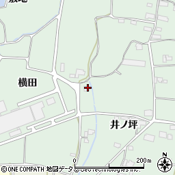 徳島県阿波市市場町上喜来井ノ坪447周辺の地図