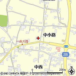 徳島県阿波市吉野町西条中小路85周辺の地図