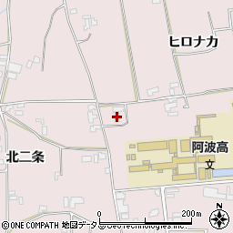 徳島県阿波市吉野町柿原ヒロナカ173周辺の地図