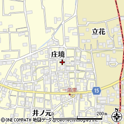 徳島県阿波市吉野町西条庄境154周辺の地図