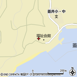山口県下関市蓋井島86周辺の地図