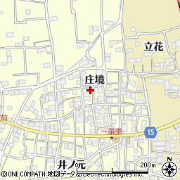 徳島県阿波市吉野町西条庄境155周辺の地図