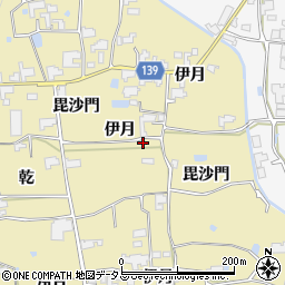 徳島県阿波市土成町秋月毘沙門112周辺の地図