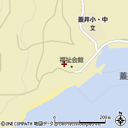 山口県下関市蓋井島蓋井島町周辺の地図