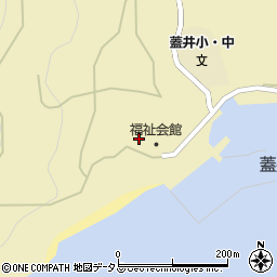 山口県下関市蓋井島（蓋井島町）周辺の地図