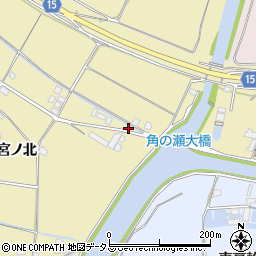 徳島県徳島市国府町東黒田宮ノ北7周辺の地図