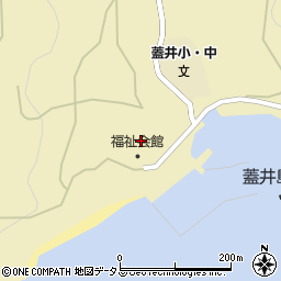 山口県下関市蓋井島93周辺の地図