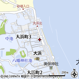 檜垣鯛浜焼商店周辺の地図