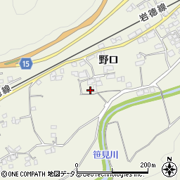 山口県岩国市玖珂町1233-1周辺の地図