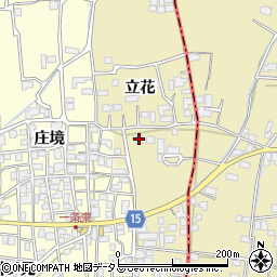 徳島県阿波市吉野町五条立花周辺の地図