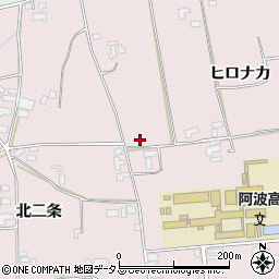 徳島県阿波市吉野町柿原ヒロナカ49周辺の地図