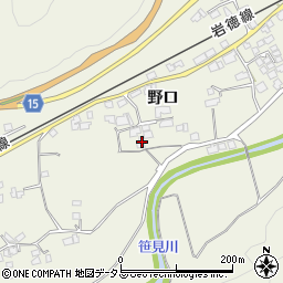 山口県岩国市玖珂町1233周辺の地図