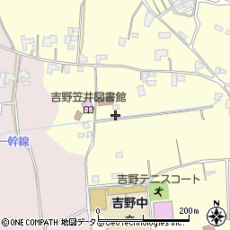 徳島県阿波市吉野町西条大内周辺の地図
