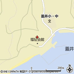 山口県下関市蓋井島92周辺の地図